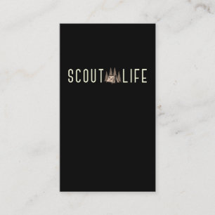 Carte De Visite Scout Forest Mountain Camper Adventure Nature