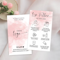 Script moderne Pink Aquarelle Lip Remplissage aprè