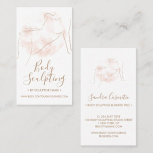 Carte De Visite Sculpteur corporel contournement bronzage spa