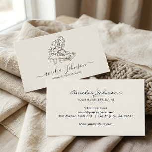 Carte De Visite Sculpteur élégant à la main et artiste céramiste e