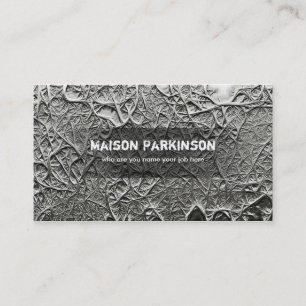 carte de visite sculptural de texture