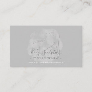 Carte De Visite Sculpture corporelle contournement spa gris