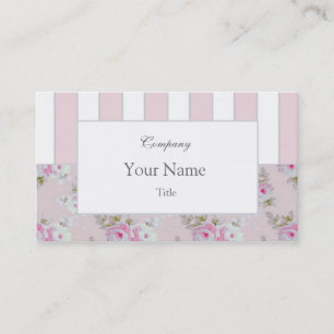 Carte De Visite Se sont levées et les affaires Card_Pink de rayur