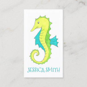 Carte De Visite Seahorse Sea Horse Beach Ocean Marine Life
