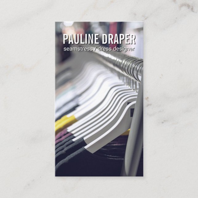 Carte De Visite Seamstress | Sur mesure (Devant)
