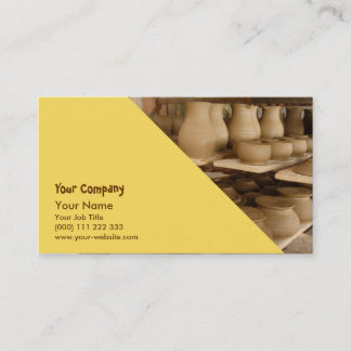 Carte De Visite Séchage de poterie