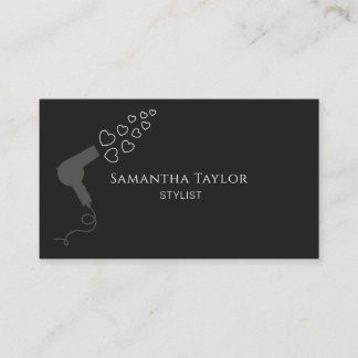 Carte De Visite Sèche-souffle pour coiffeur