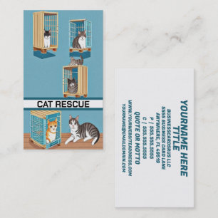 Carte De Visite Secourt de chat