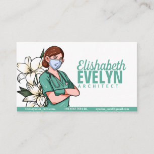 Carte De Visite Secourt de spécialité Médicale de l'hôpital