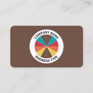 Carte De Visite Secteur Abstrait 05 - Brown #6A493C