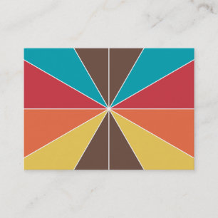 Carte De Visite Segments de couleur 05