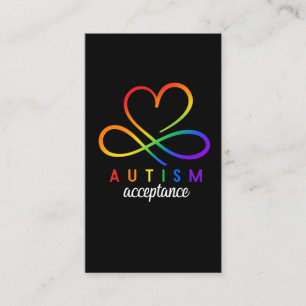 Carte De Visite sensibilisation sur l'autisme Garçons Filles Autis