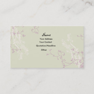 Carte De Visite Sensible