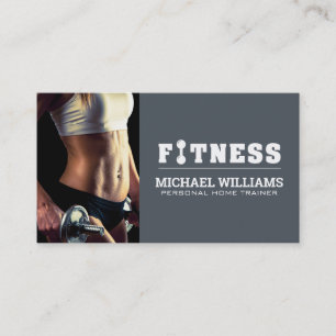Carte De Visite S'entraîner Mannequin de fitness