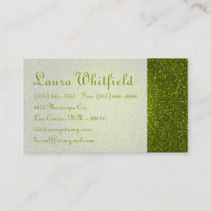 Carte De Visite Séquence de Parties scintillant de chaux Disco Car