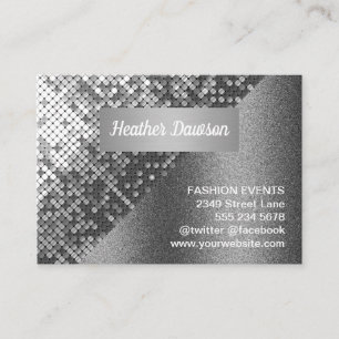 Carte De Visite Séquence et Parties scintillant