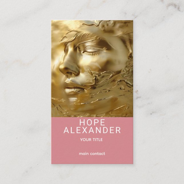 Carte De Visite Sérénité d'or (Devant)