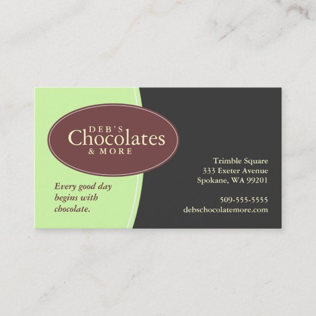 Carte De Visite Série posée 1 d'ovales (Devant)