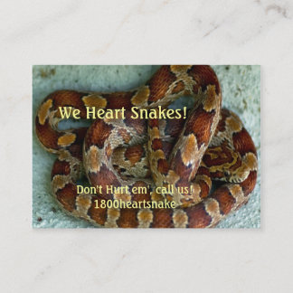 Carte De Visite Serpent de maïs
