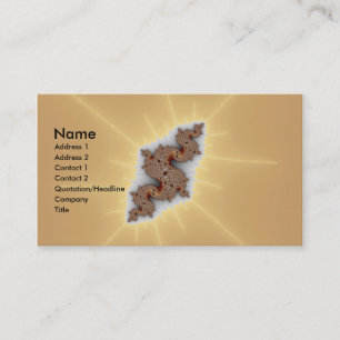 Carte De Visite Serpus - Art Fractal