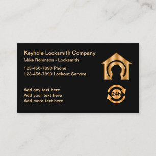 Carte De Visite Service Classy Locksmith 24 heures