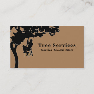 Carte De Visite Service d'ajustement de l'arborescence professionn