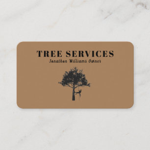 Carte De Visite Service d'ajustement professionnel de l'arborescen