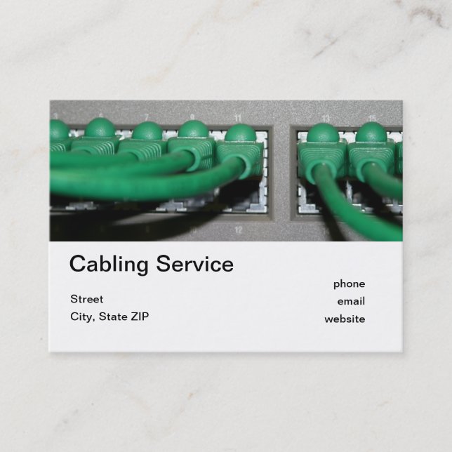Carte De Visite Service de câblage (Devant)