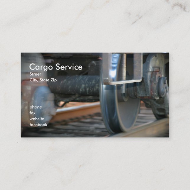 Carte De Visite Service de cargaison (Devant)