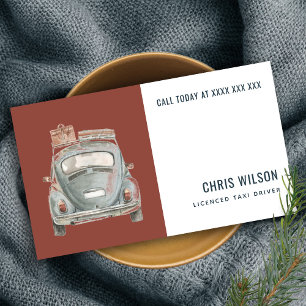 CARTE DE VISITE SERVICE DE CHAUFFAGE DE CAB POUR L'LOCATION DE TAX