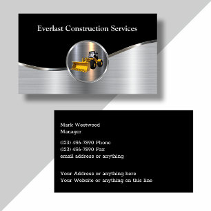 Carte De Visite Service de construction moderne et cool
