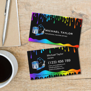Carte De Visite Service de décoration de peinture professionnelle