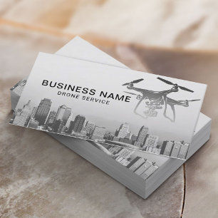 Carte De Visite Service de drone professionnel Photographie aérien