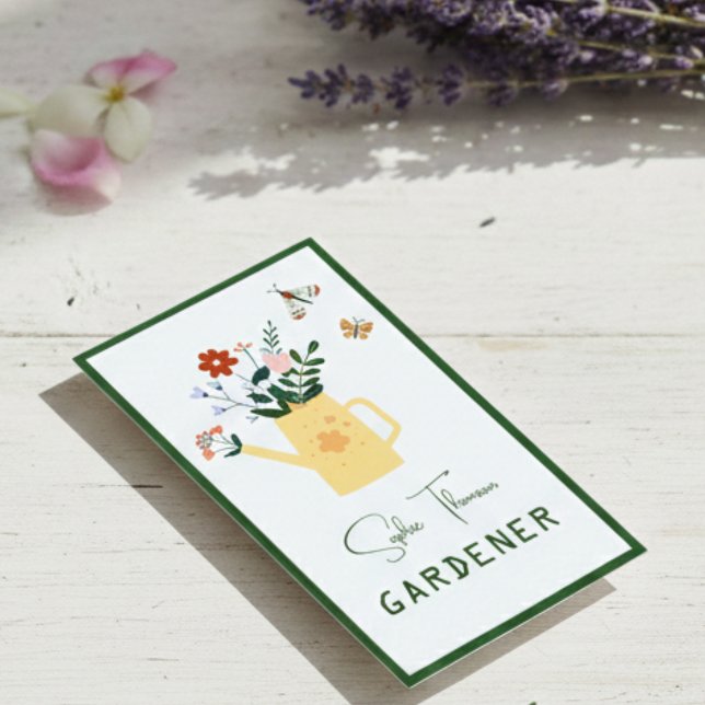 Carte De Visite Service de jardinier  (Créateur téléchargé)