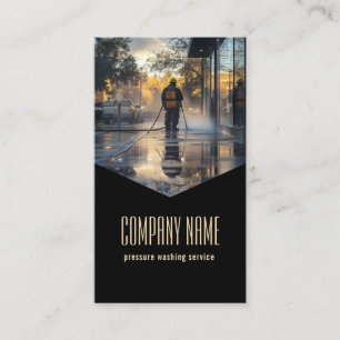 Carte De Visite Service de lavage de pression Maison Nettoyeur ext