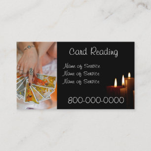 Carte De Visite Service de lecture de cartes, Tarot, etc.