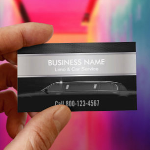 Carte De Visite Service de limousine professionnel