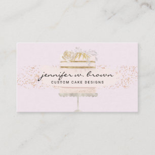 Carte De Visite Service de livraison de gâteau de mariage
