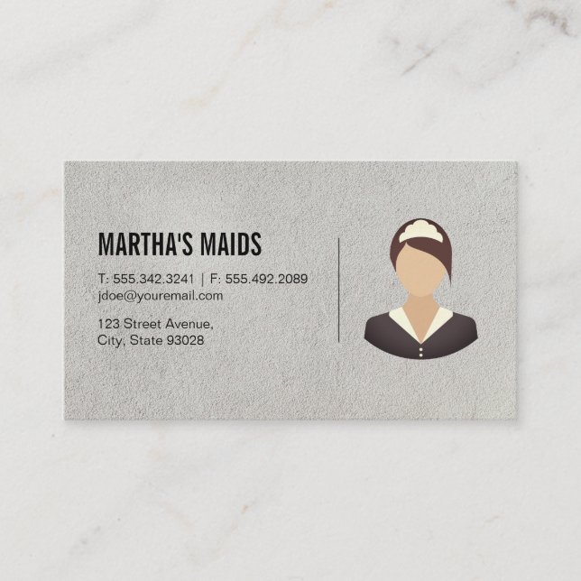 Carte De Visite Service de ménage (Devant)