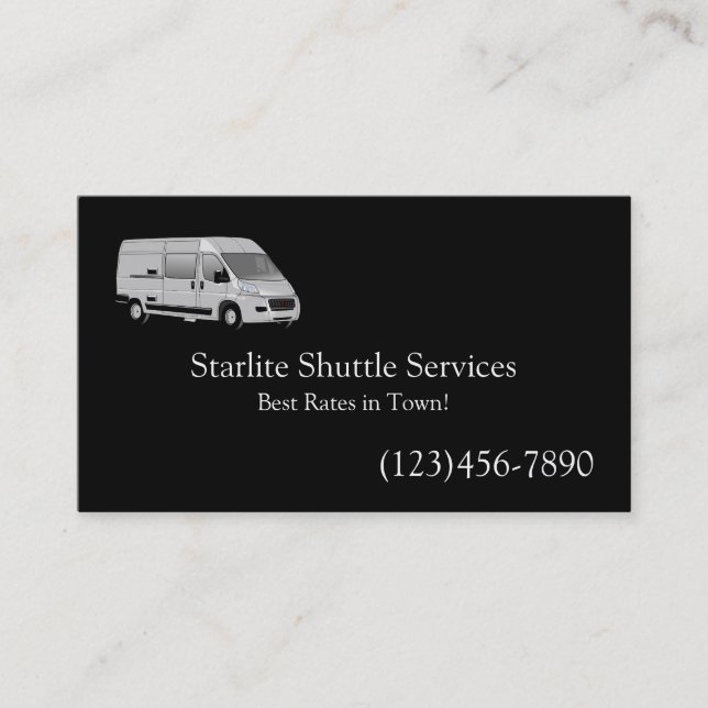 Carte De Visite Service De Navette (Devant)