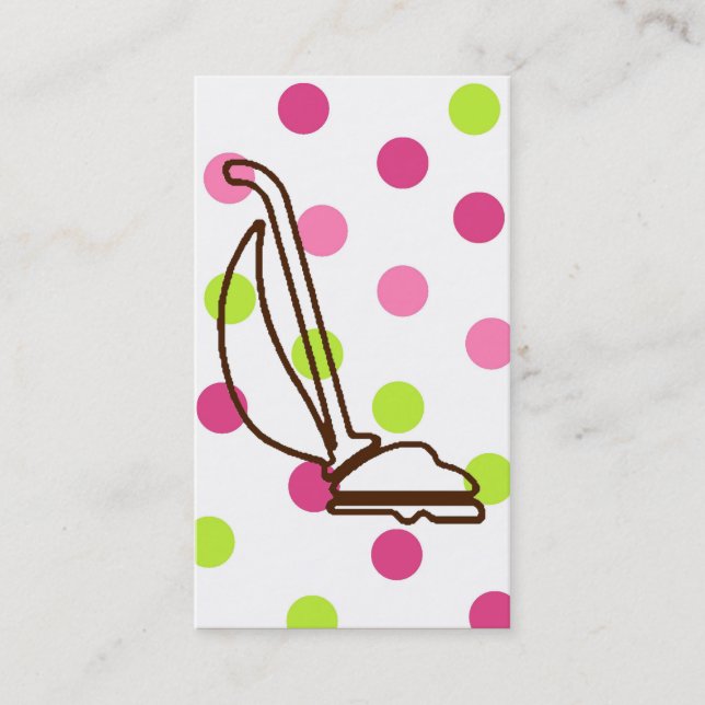 Carte De Visite Service de nettoyage (Devant)