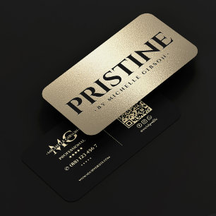Carte De Visite Service de nettoyage de luxe de haute qualité Faux