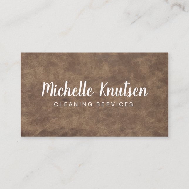 Carte De Visite Service de nettoyage de maison professionnel (Devant)