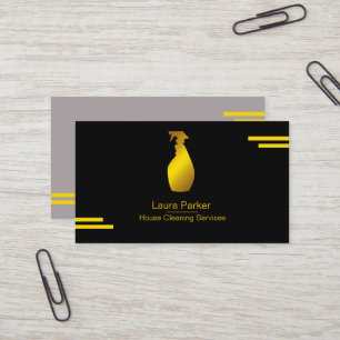 Carte De Visite Service de nettoyage des bouteilles de vaporisateu