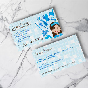 Carte De Visite Service de nettoyage Lavage de carrelage Entrepris