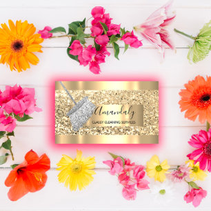 Carte De Visite Service de nettoyage Maison de femme de ménage gar
