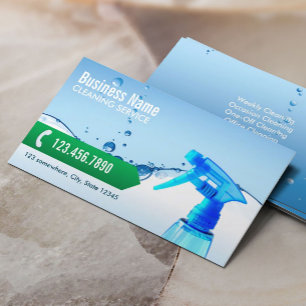 Carte De Visite Service de nettoyage professionnel
