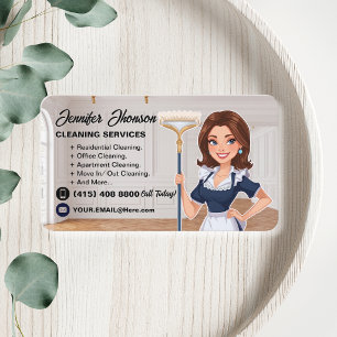 Carte De Visite Service de nettoyage professionnel de maison