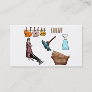 Carte De Visite Service de nettoyage professionnel moderne