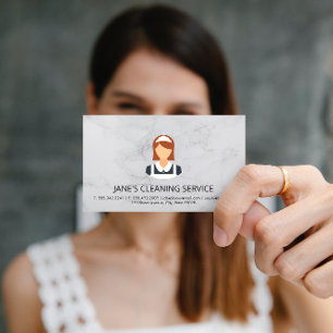 Carte De Visite Service de nettoyage   Service de ménage